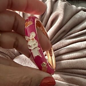 Charming Pink and Gold Hair Accessory